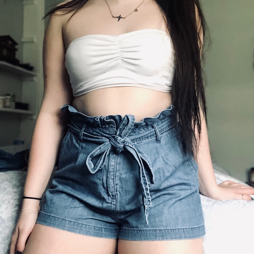 High rise shorts